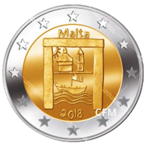 2 Euro Malte 2018 - Héritage Culturel