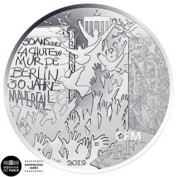 10 Euro Argent France 2019 - 30 ans de la Chute du Mur de Berlin 