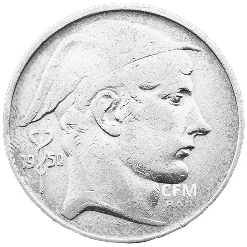 20 Francs Argent Belgique 1949-1955