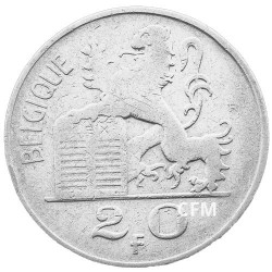 20 Francs Argent Belgique 1949-1955