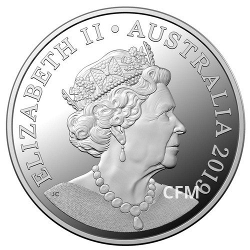 1 Dollar Argent Australie BU 2019 - Double portrait d’Elisabeth II