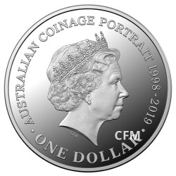 1 Dollar Argent Australie BU 2019 - Double portrait d’Elisabeth II