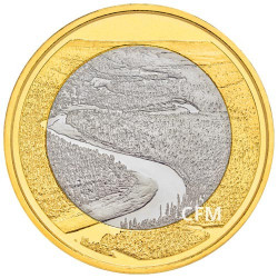 5 Euro Finlande 2018 - Paysages finlandais - Rivière Oulankajoki