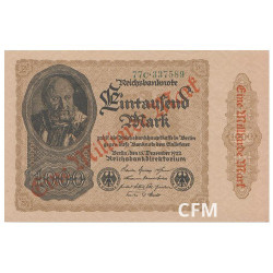 1 milliard de Mark Allemagne 1923