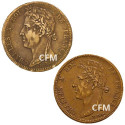 Lot des 2 monnaies Charles X