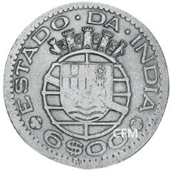 6 Escudos Indes Portugaises 1959