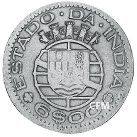 6 Escudos Indes Portugaises 1959