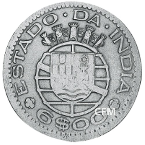 6 Escudos Indes Portugaises 1959