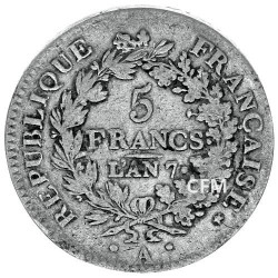5 Francs Argent Union et Force