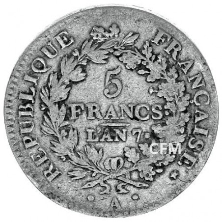5 Francs Argent Union et Force