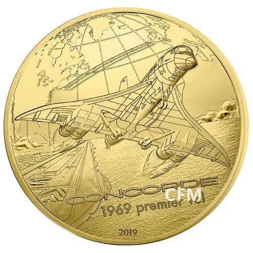 200 Euro Or France BE 2019 - Concorde 200 Euro Or France BE 2019 - Concorde