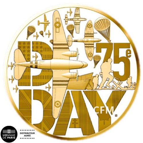 200 Euro Or France BE 2019 - D-Day 200 Euro Or France BE 2019 - D-Day