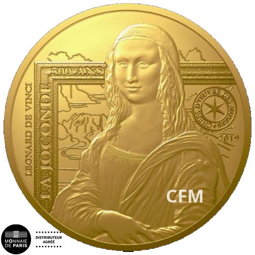 200 Euro Or France BE 2019 - La Joconde 200 Euro Or France BE 2019 - La Joconde