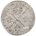 33 Sols de Strasbourg Argent Louis XIV aux insignes et aux palmes