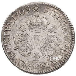 L'écu d'Argent Louis XIV aux 3 couronnes