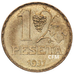 1 Peseta Espagne 1937