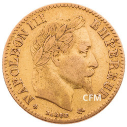 10 Francs Or - Napoléon III - Tête laurée - 2nd Empire