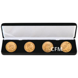 Le coffret des 4 x 10 Francs Or