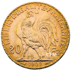 20 Francs Or - Marianne 1909