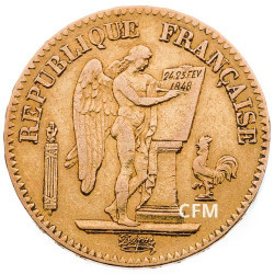 20 Francs Or Génie 1849A