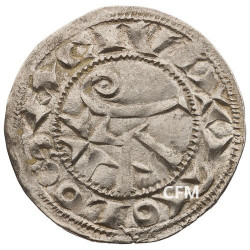 1 Denier Comté de Toulouse - Alphonse Jourdain (1112-1148)