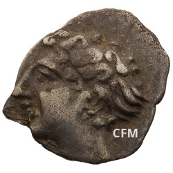 Obole de Marseille en Argent 310 - 120 av J.-C.