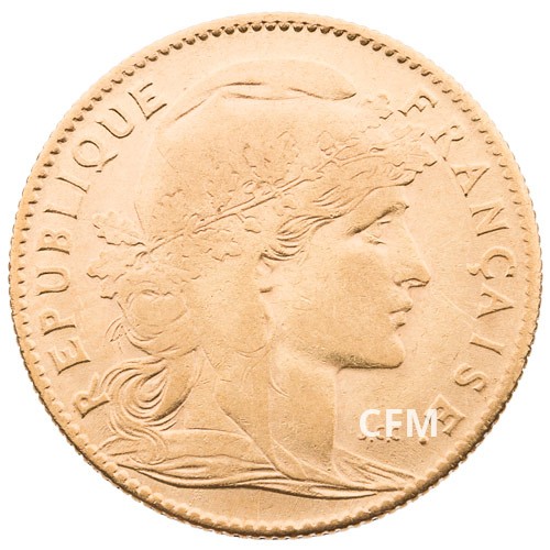 1907 - 10 Francs Or - Marianne IIIe République