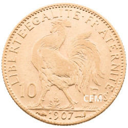 1907 - 10 Francs Or - Marianne IIIe République