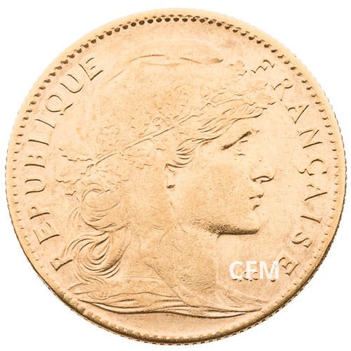 1909 - 10 Francs Or - Marianne IIIe République