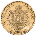 50 Francs Or Napoléon III Tête Nue 2nd Empire 1859 BB