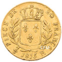 20 Francs Or Louis XVIII Buste Habillé 1815R