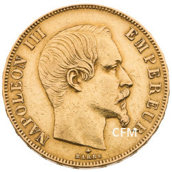 50 Francs Or Napoléon III - 1858 BB