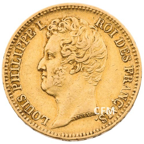 20 Francs Or 1831 W - Louis Philippe Ier - Tête nue tranche en creux 20 Francs Or 1831 W - Louis Philippe Ier - Tête nue tranche en creux