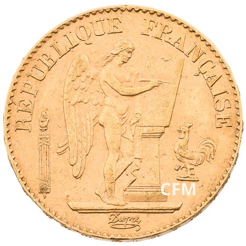 20 Francs Or Génie 1896 A - IIIe République