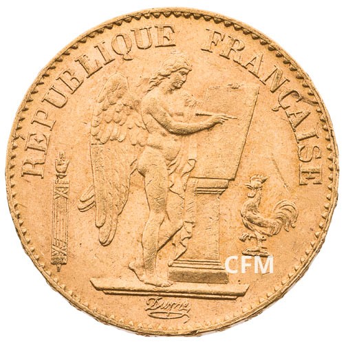 20 Francs Or Génie 1893 A - IIIe République