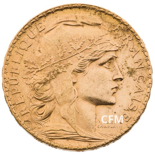 20 Francs Or - Marianne 1912