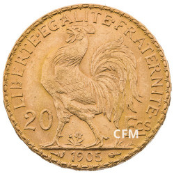 20 Francs Or - Marianne 1905