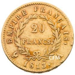 20 Francs Or 1813 A - Napoléon