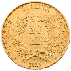 20 Francs Or Cérès 1851A