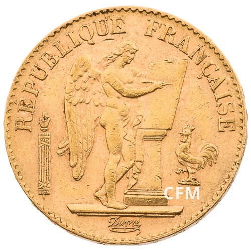 20 Francs Or Génie 1894 A  - IIIe République