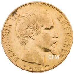 1856 BB - 20 Francs Or Napoléon III - Tête Nue