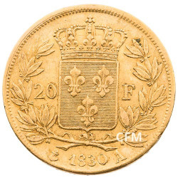 1830A - 20 Francs Or Charles X