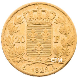 1828A - 20 Francs Or Charles X