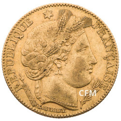10 Francs Or Cérès 1899A