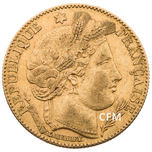 10 Francs Or Cérès 1899A