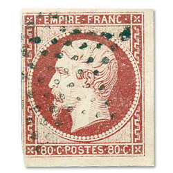 80c. Napoléon III 1854