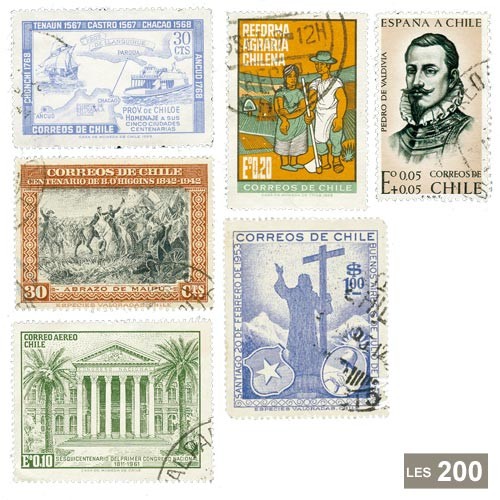200 timbres Chili