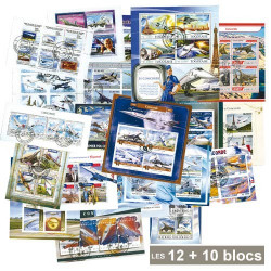 12 Blocs Concorde + 10 Blocs OFFERTS