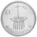 1 Livre Irlande 2000 - Millénaire, harpe irlandaise