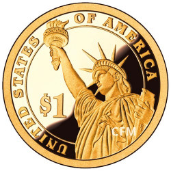 1 Dollar USA BE 2015 35e Président - John F. Kennedy